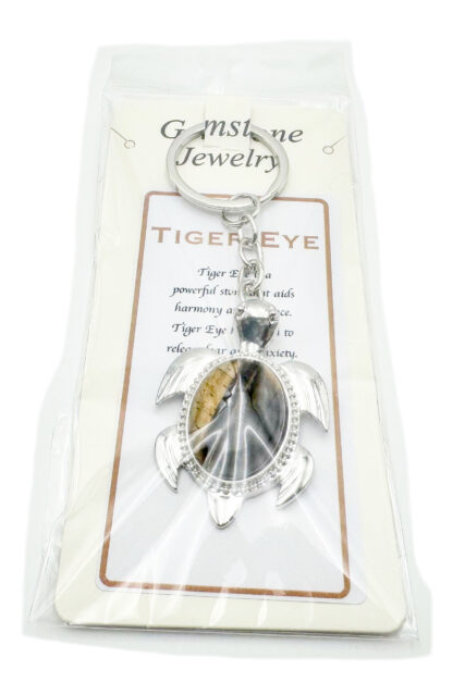 Keyring Turtle Tiger Eye - Image 2