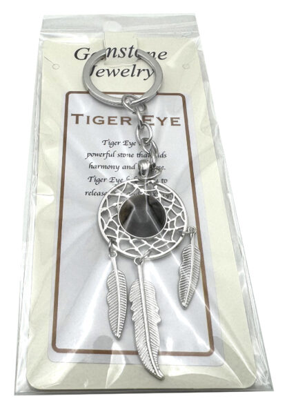 Keyring Dreamcatcher Tiger Eye - Image 2