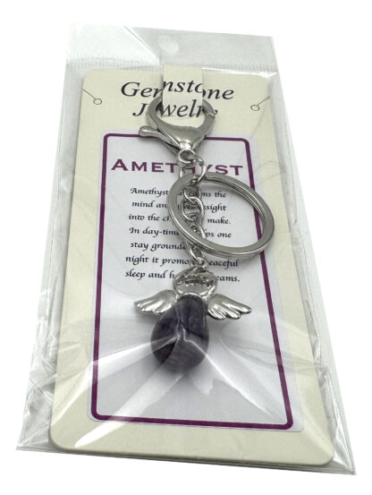 Keyring Angel Amethyst - Image 2