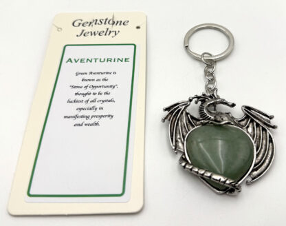 Keyring Flying Dragon Aventurine
