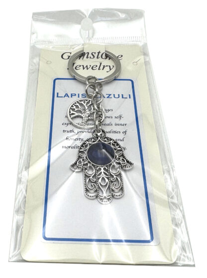 Keyring Hamsa Lapis - Image 2