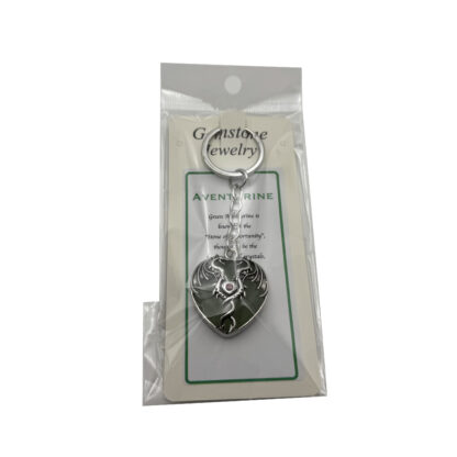 Keyring Mystical Dragon Heart Aventurine - Image 2