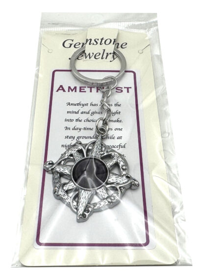 Keyring Compass Amethyst - Image 2