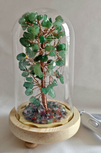 Gemstone Tree with USB LED Light Aventurine