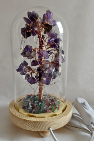 Gemstone Tree with USB LED Light Amethyst