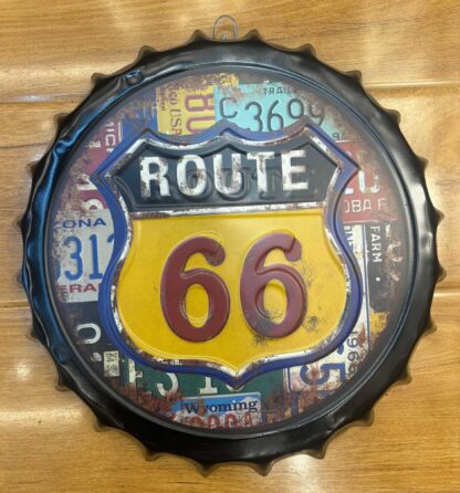 Metal Wall Art Route 66 - Image 2