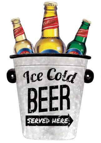 Metal Wall Art Mancave Beer