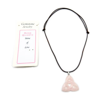 Triquetra Pendant Rose Quartz