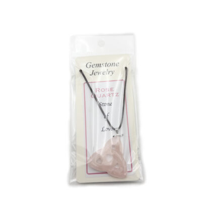 Triquetra Pendant Rose Quartz - Image 2