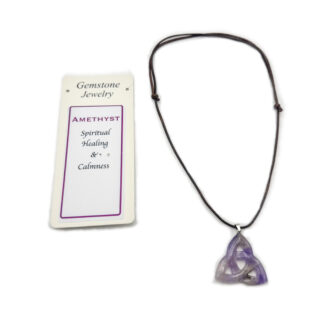 Triquetra Pendant Amethyst