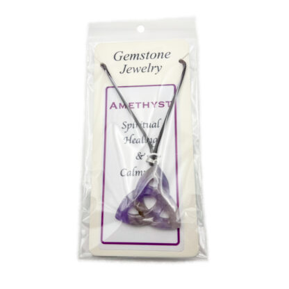 Triquetra Pendant Amethyst - Image 2