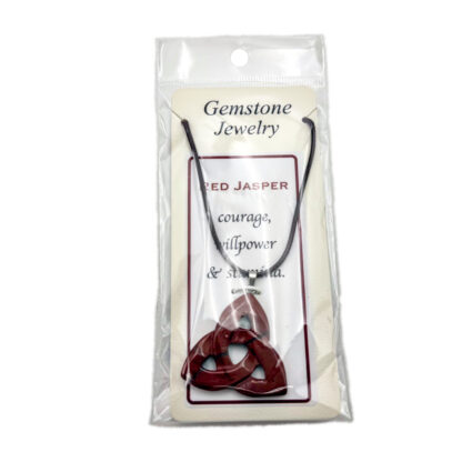 Triquetra Pendant Red Jasper - Image 2