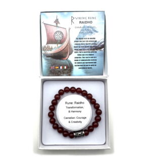 Rune Bracelet Carnelian Raidho