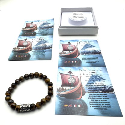 Rune Bracelet Tiger Eye Uruz - Image 2
