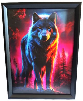 3D Art Wolf 30x40CM