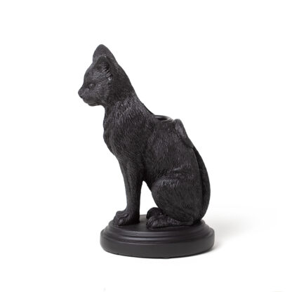 Alchemy Black Faust Familiar Cat Candlestick - Image 3