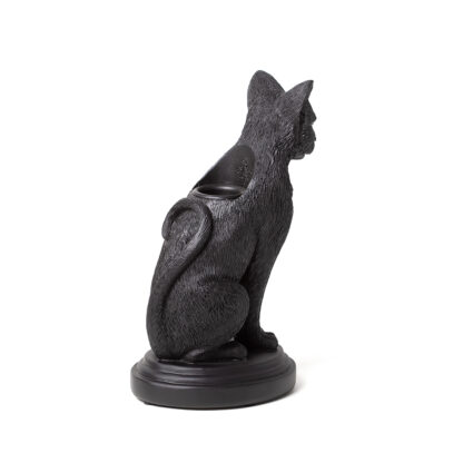 Alchemy Black Faust Familiar Cat Candlestick - Image 4