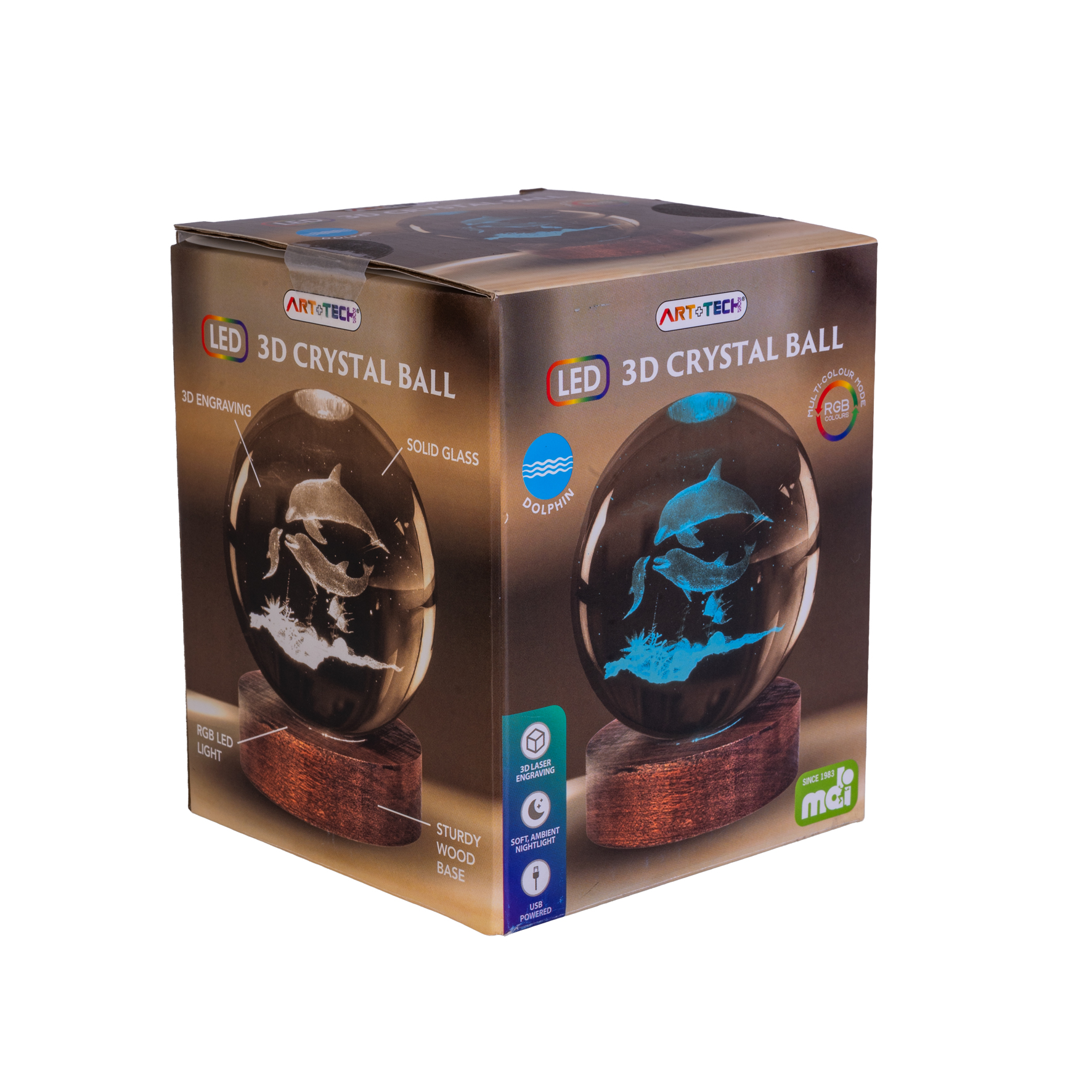 Dolphin 3D Crystal Ball Lamp - Image 4