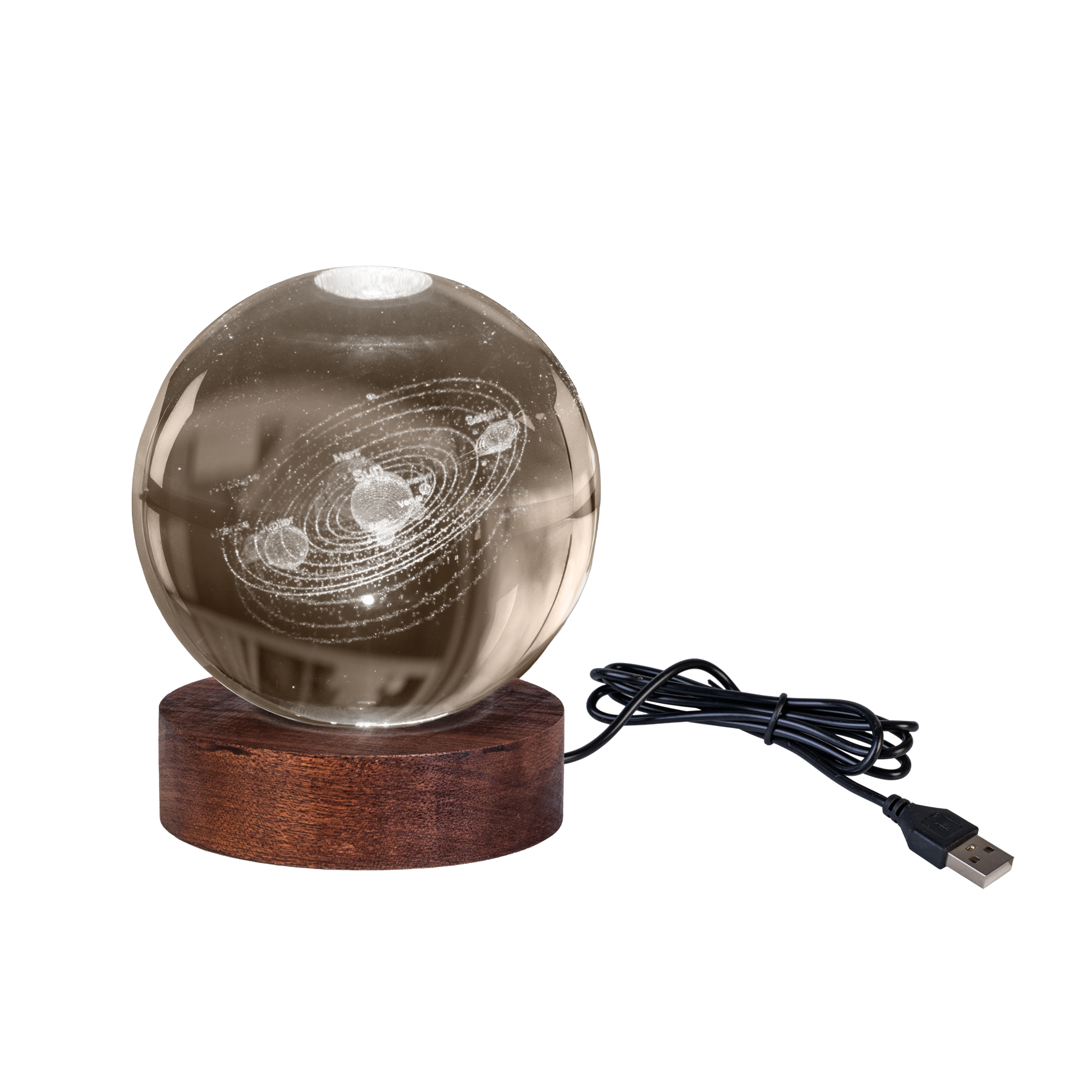 Solar System 3D Crystal Ball Lamp - Image 3