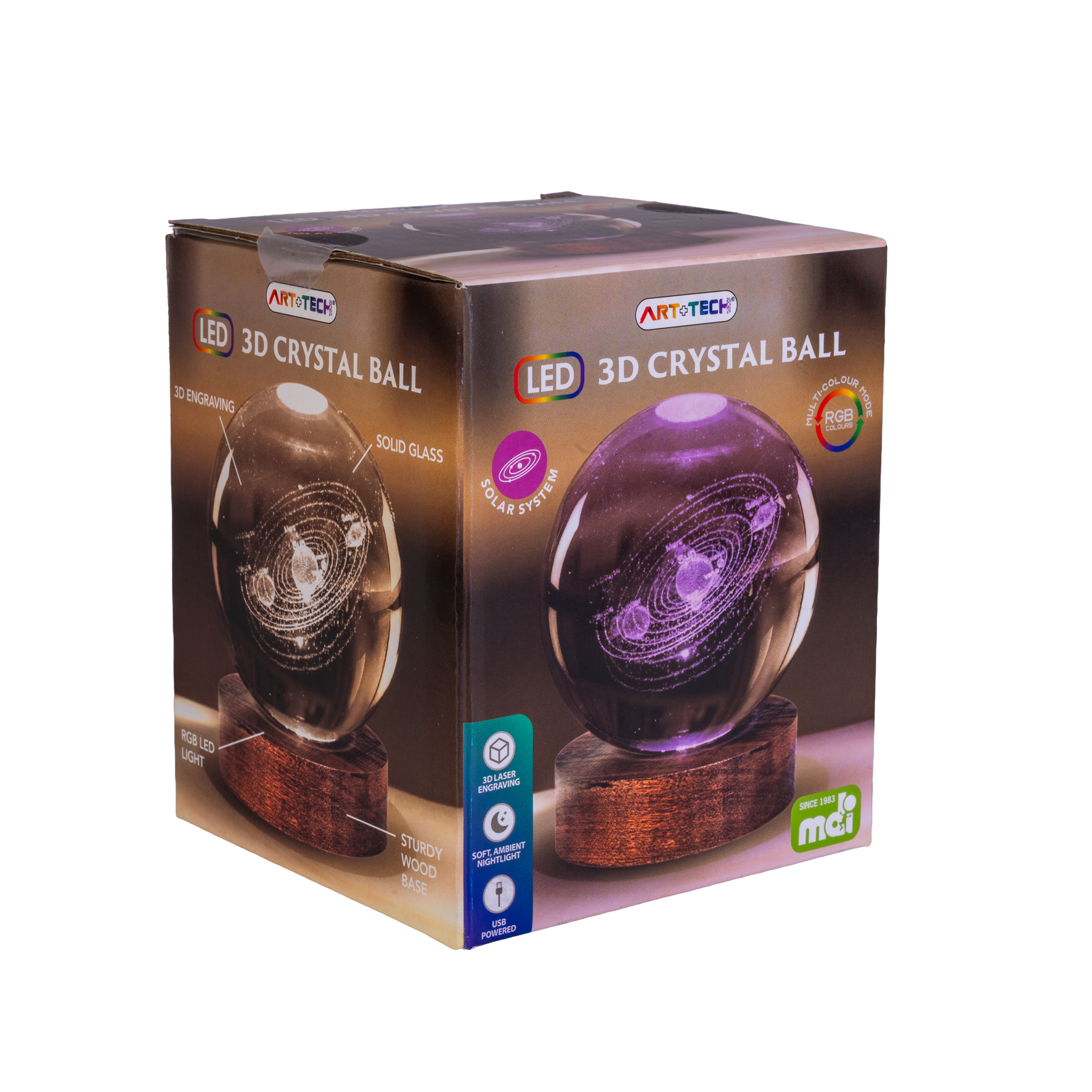 Solar System 3D Crystal Ball Lamp - Image 4