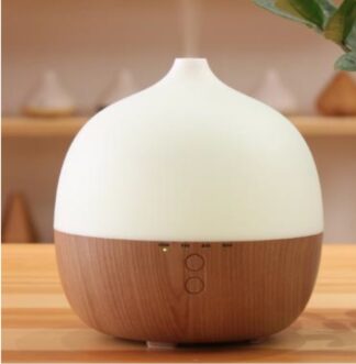 Earth Essence Wood Grain & Colour Changing Aroma Diffuser