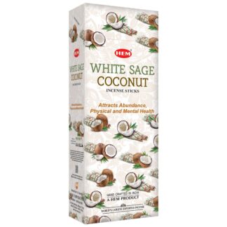 HEM White Sage Coconut Hexa Box of 6