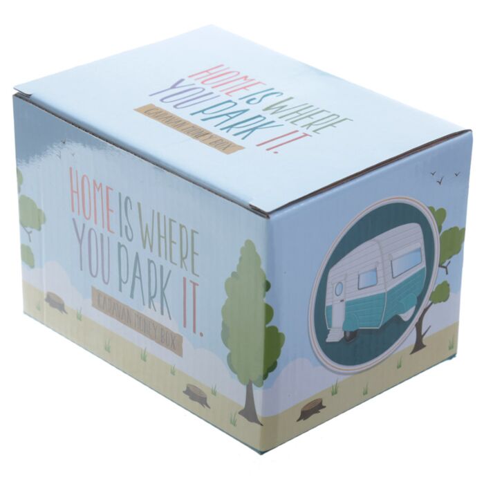 Home is Where You Park It Caravan Ceramic Money Box - Image 9