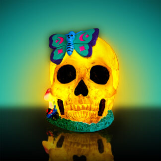 Skull Garden Table Lamp