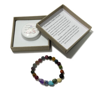 Chakra Tumblestones Bracelet Tourmaline