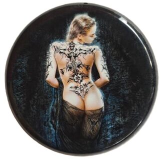Round Metal Wall Art Gothic Fantasy