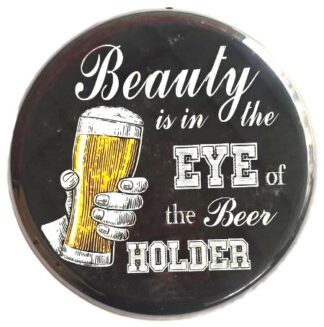 Round Metal Wall Art Beer