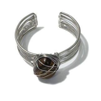 Tumblestone Cuff Bracelet Tiger Eye