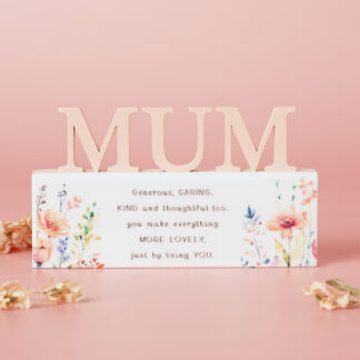 The Cottage Garden Floral Word - Mum