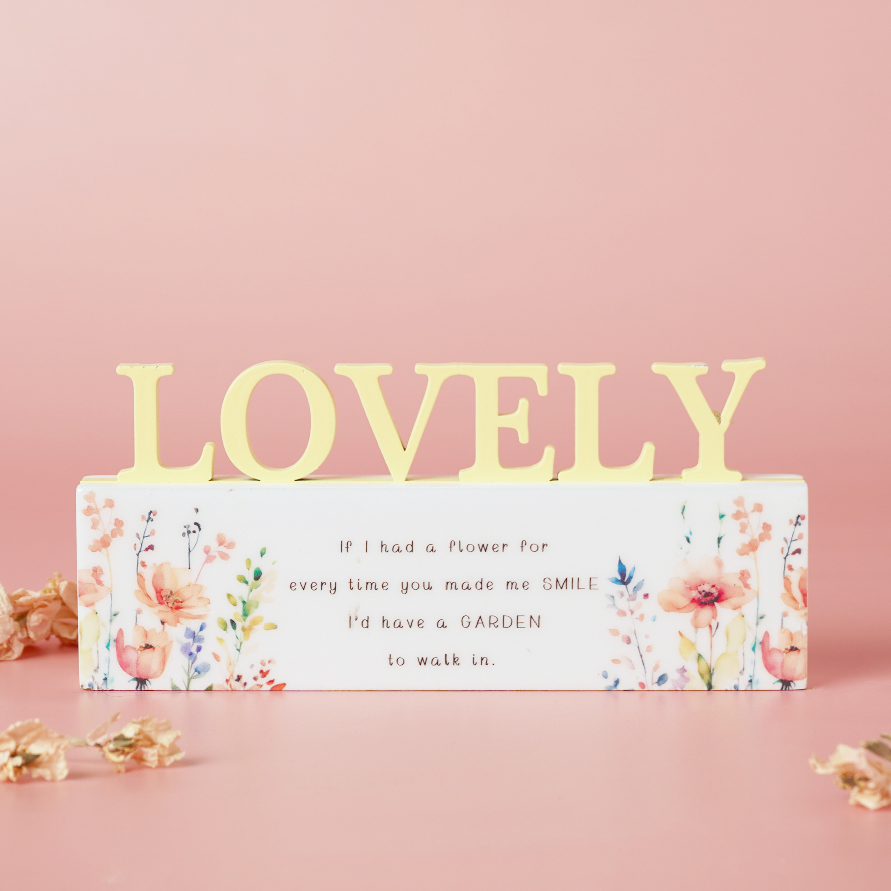 The Cottage Garden Floral Word - Lovely