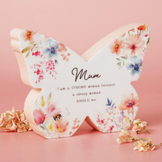 The Cottage Garden Floral Mantel Butterfly - Mum