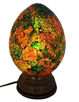 Turkish Mosaic Oval Lamp