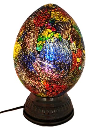 Turkish Mosaic Oval Lamp