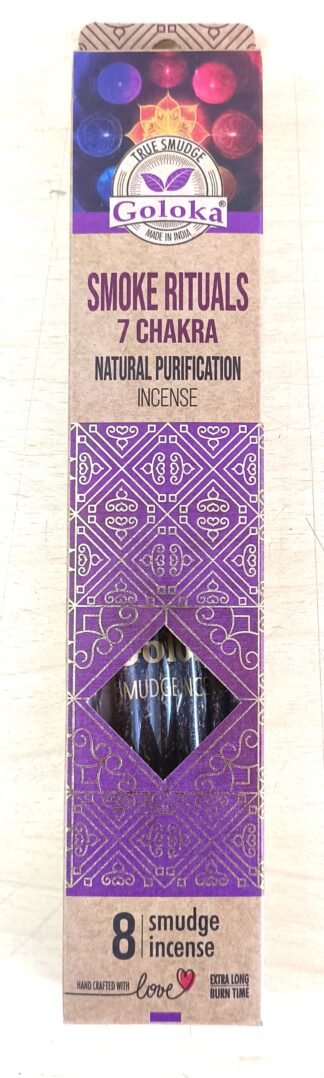 Goloka Smoke Rituals 7 Chakra Smudge Incense