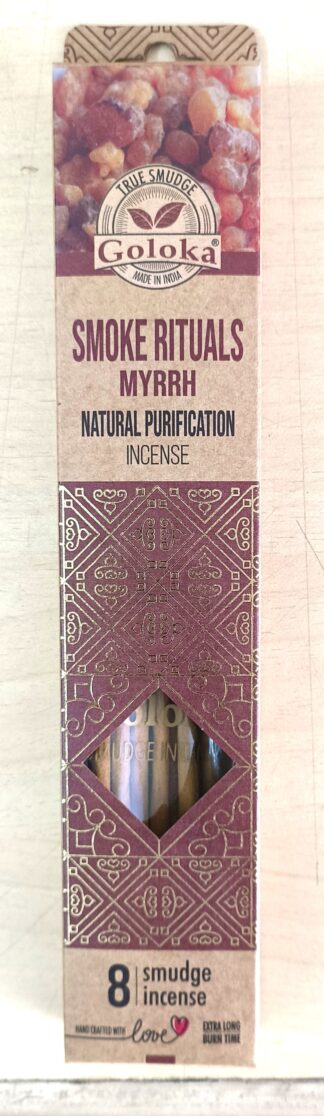 Goloka Smoke Rituals Myrrh Smudge Incense