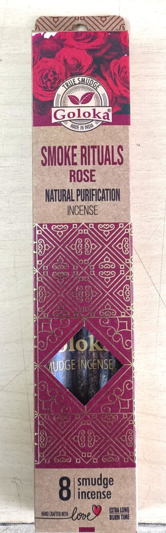 Goloka Smoke Rituals Rose Smudge Incense