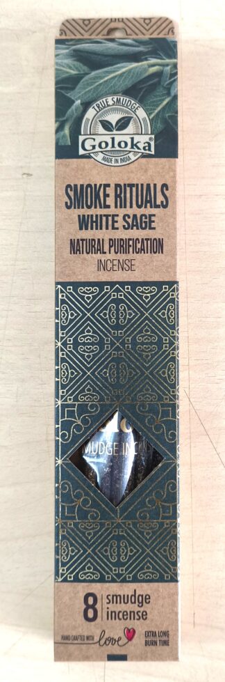 Goloka Smoke Rituals White Sage Smudge Incense