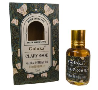Goloka Clary Sage Natural Perfume Oil 12 ml