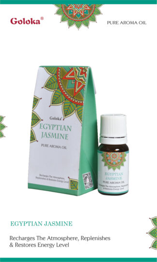 Goloka Egyptian Jasmine Aroma Oil 10 ml Pack