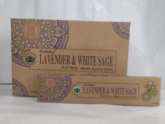 Goloka Natural Masala Incense Lavender & Whitesage 15 gms Incense Pack