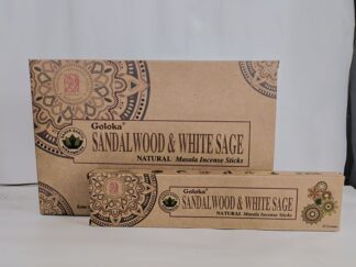 Goloka Natural Masala Incense Sandalwood & White Sage 15 gms Incense Pack