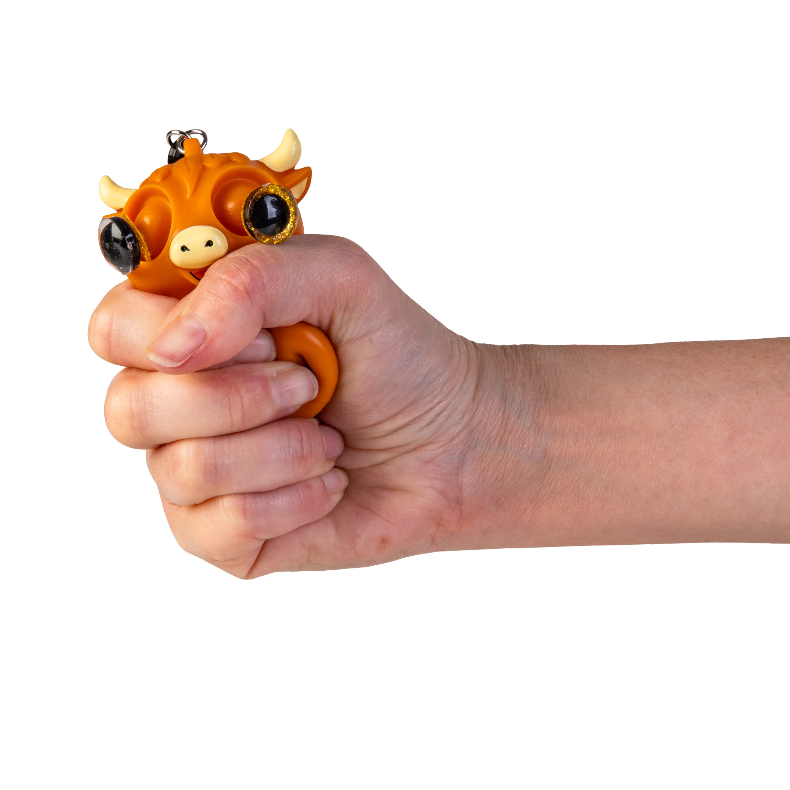 Highland Cow Eye Popping Keychain - Image 3