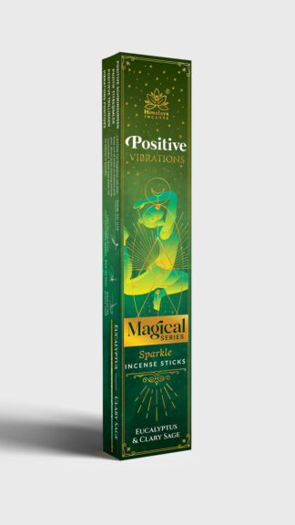 Himalaya Magical Series Sparkle Incense Positive Vibrations Eucalyptus & Clary Sage 20g