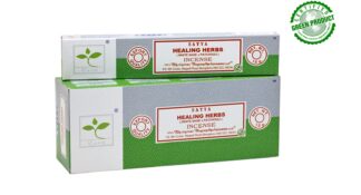 Earth Satya Incense - Healing Herbs White Sage & Patchouli 15g