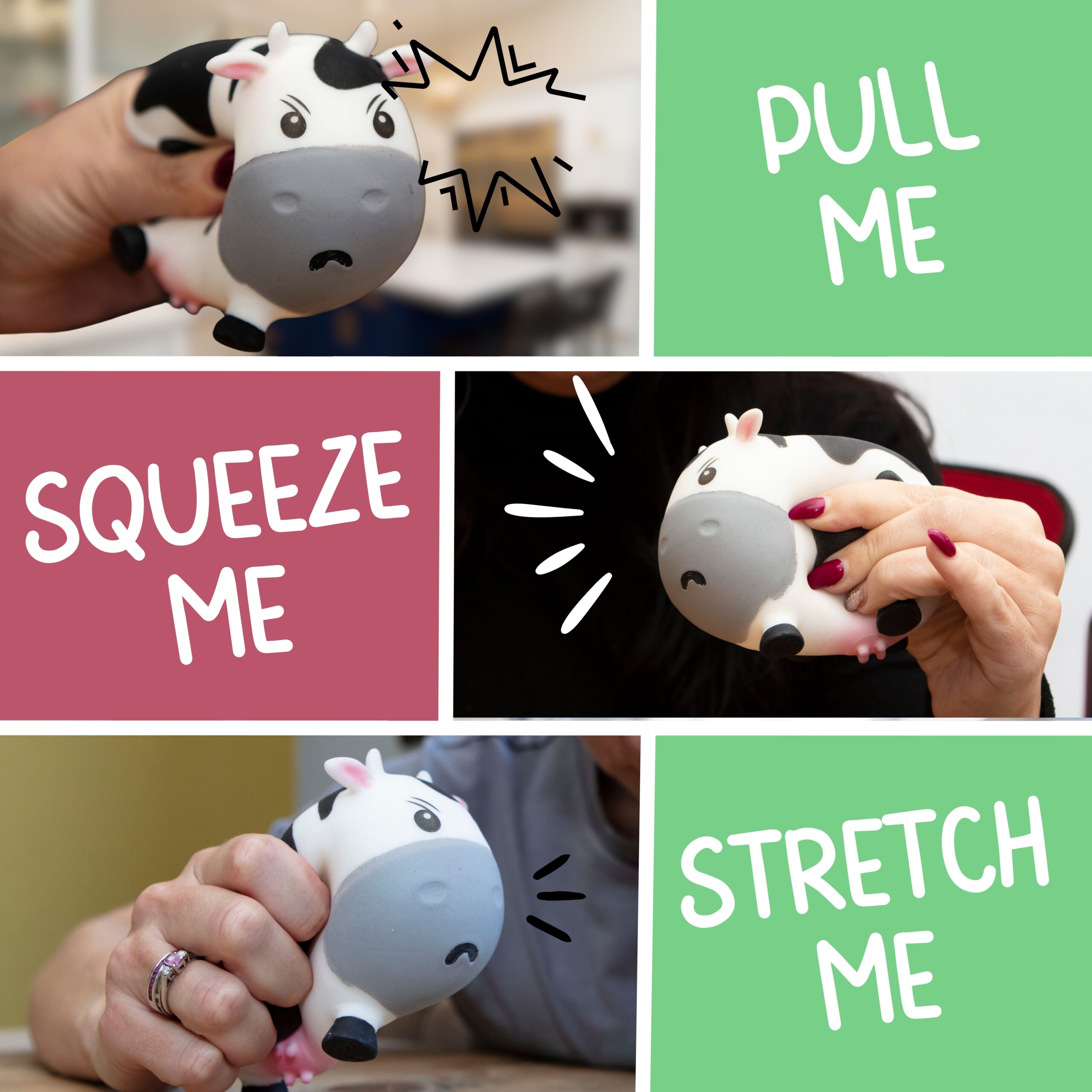 Stress Toy - Moody Cow - Image 2
