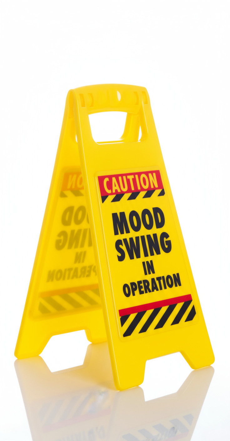 Desk Warning Sign - Mood Swing - Image 3